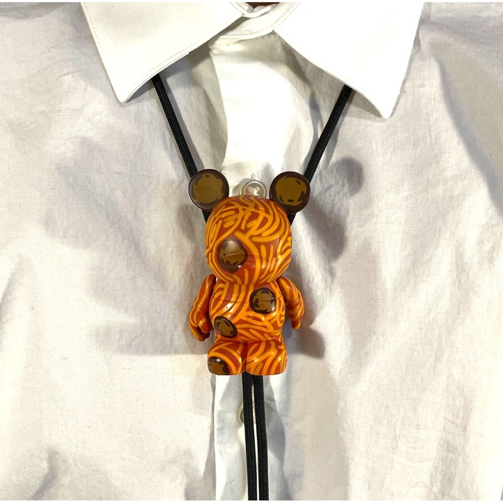 Bolo Tie Custom Spaghetti and Meatballs Mickey Disney Italian Fun Prom Wear